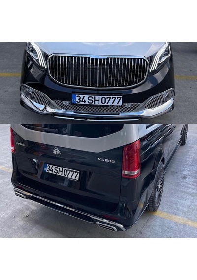 Mercedes Vito New Style Maybach Body Kit Seti Kromlu Model