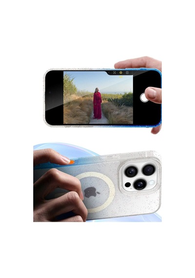 Apple İphone 15 Plus Pummel Shiny Magsafe Kapak