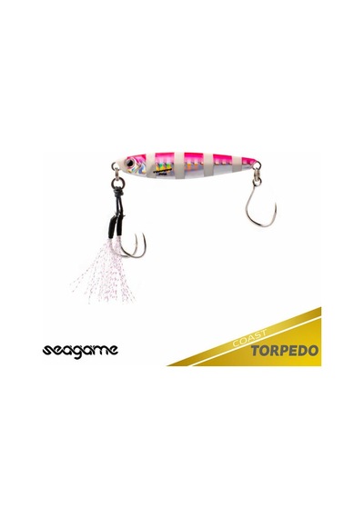 Seagame Torpedo Coast 20g 002 Pınk Zebra Glow
