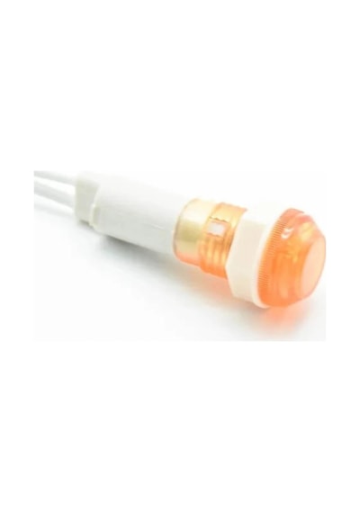 Ic-227 10mm Sinyal Lambası Plastik Kablolu 220v Sarı