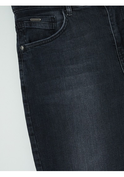 Lcw Jeans Antrasit Slim Fit Erkek Jean Şort