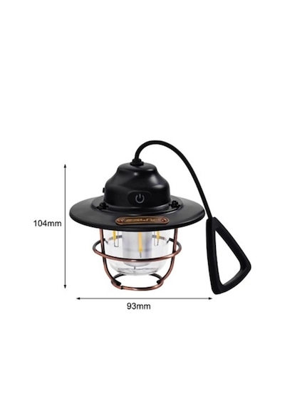 Mey İthalat Dış Mekan İçin Şık Led Fener - 4400mah Pil, Ipx4 Su Geçirmez, Asılabilir