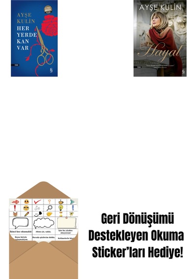 Her Yerde Kan Var Midi Boy + Hayal + Okuma Sticker'ları