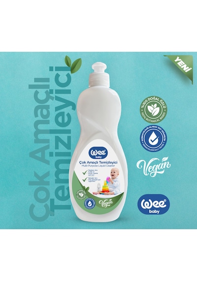 Wee Baby Biberon ve Emzik Temizleyici 500 ML  (%100 DOĞAL ÖZLÜ)