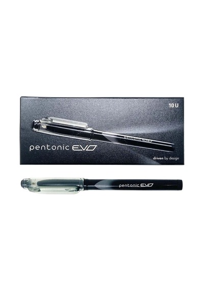 Pentonic 10 Lu Evo 1 Mm Roller Siyah Kalem 153.09.1286 Çok Renkli