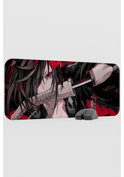 Dororo Anime V4 - 70x30 Xl Gaming Kauçuk Kaymaz Taban Mouse Pad Fare Altlığı