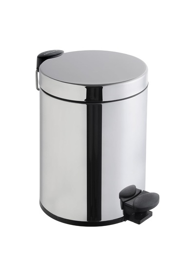 Vitra Arkitekta A44054 Paslanmaz Çöp Kovası, 3 Litre Gümüş Rengi