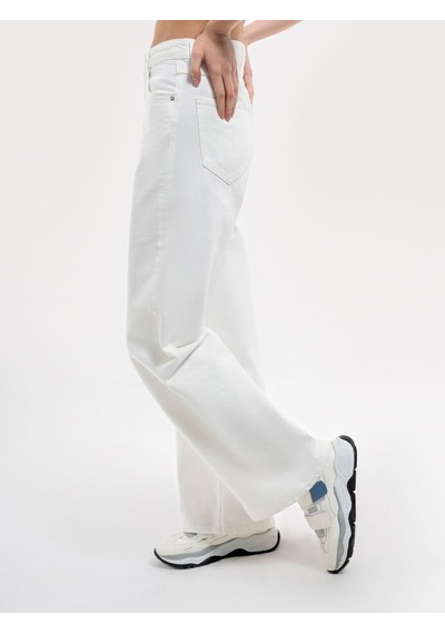 LOFT Wide Leg Regular Fit Kadın Pantolon Lf2036252 Q1.v1 Denim