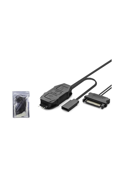 Sata Mini Fan Argb Kontrolcüsü - Siyah Hdx1082 Evimdeyokyok