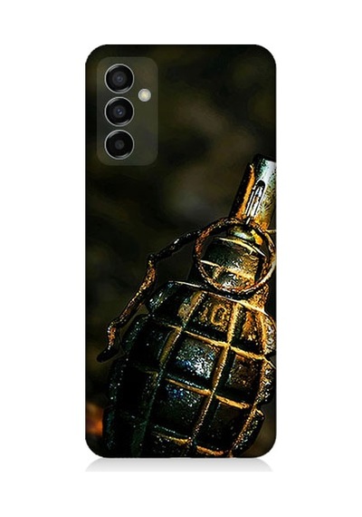 Samsung Galaxy M23 Uyumlu El Bombası Desenli Silikon Kılıf