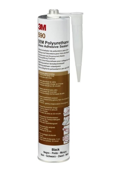 3m 590 Poliüretan Cam Mastik Siyah 310ml