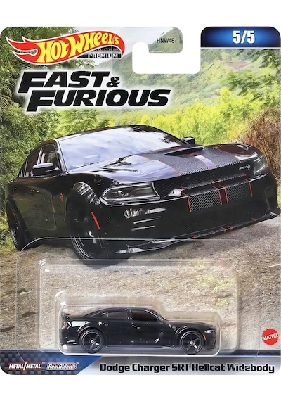 Hot Wheels Premium Fast & Furious Dodge Charger Srt Hellcat Widebody
