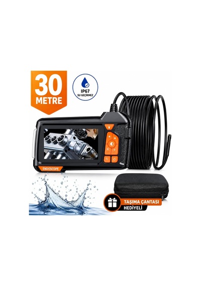 Tr 30 Metre Endoskop Yılan Kamera 1080p Hd