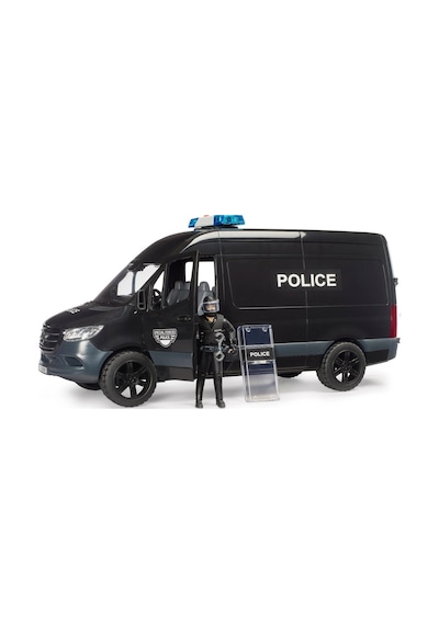 Bruder Mercedes-benz Sprinter Polis Özel Harekat Aracı Polis Figürlü Oyuncak Van Siyah Model 02685