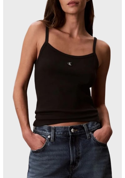 Calvin Klein Pamuklu Regular Fit Logolu Kare Yaka İp Askılı Top Lv047g208gub1 Bayan Top Lv047g208g Ub1 Siyah Calvin Klein Pamuklu Regular Fit Logolu Kare Yaka İp Askılı Top Lv047g208gub1 Bayan Top Lv047g208g Ub1 Siyah