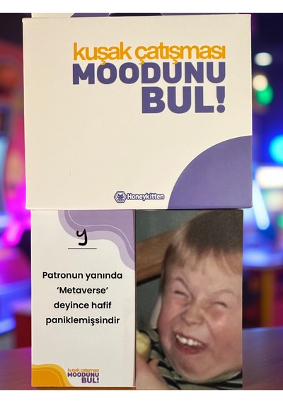 Moodunu Bul Kuşak Çatışması Kart Oyunu 45 Adet Kart