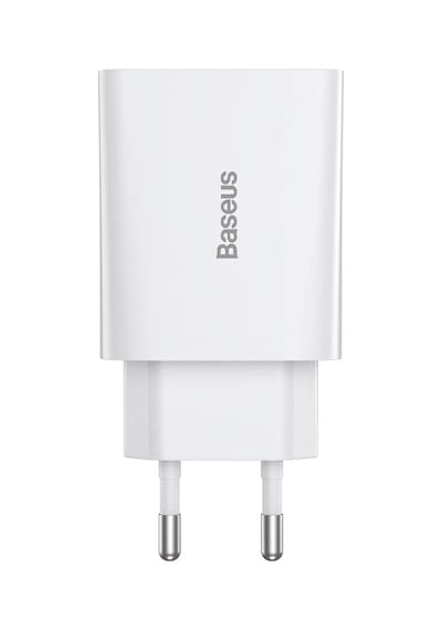 Baseus Speed Mini PD 20 W Type-C Hızlı Ev Şarj Cihazı Beyaz