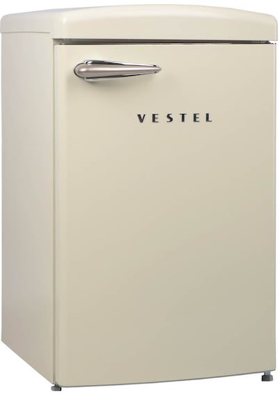 Vestel Retro SB14511 122 L Statik Buzdolabı Bej