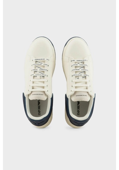 Emporio Armani Erkek Ayakkabı Em003663 Af18212 Fb060 Ekru-yeşil Ekru-yeşil