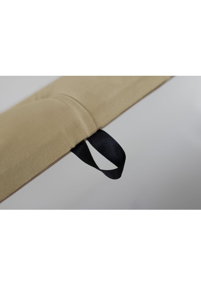 Vetra Sandıklı Bench Puf, Beyaz Hardal
