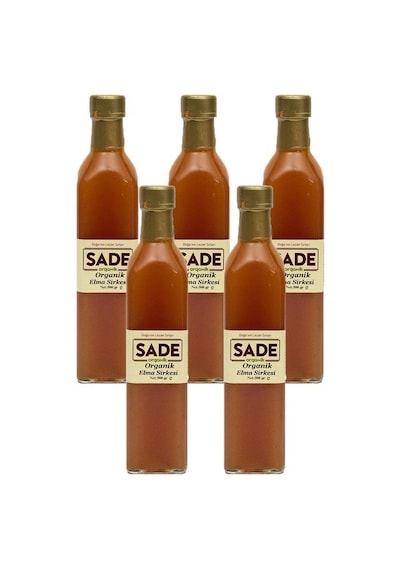 Sade Organik Elma Sirkesi 5 x 500 ML
