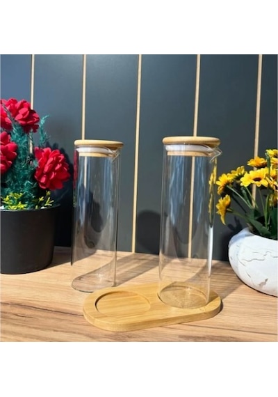 2'li Cam Yağdanlık Seti 280 Ml