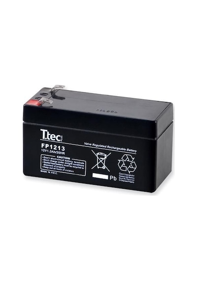 Ttec 12 Volt 1.3 Amper Bakımsız Kuru Akü