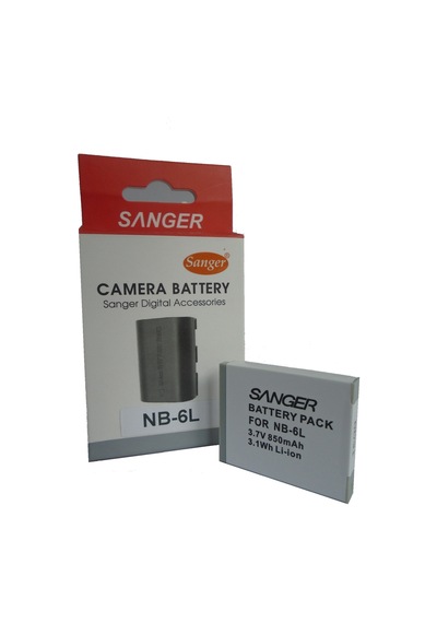 Canon Power Shoot- Digital Ixus için Nb-6L Batarya- Pil