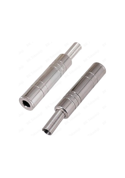 6.35mm 1/4 "Stereo TRS Dişi Metal Soket Lehim Tipi Jack Konnektör