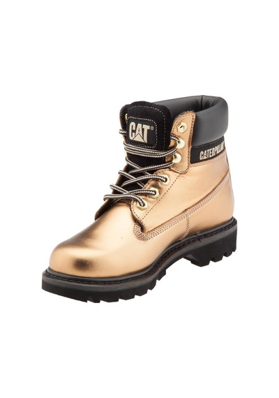 Caterpillar Colorado Bronze Deri Kadın Bot Siyah