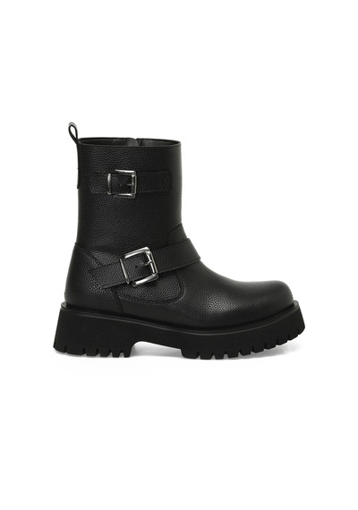 Butigo 24k-661 4pr Siyah Kadın Biker Bot 000000000101925003 Siyah