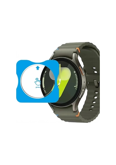 Samsung Uyumlu Galaxy Watch 7 40mm Uyumlu Kolay Kurulum Aparatlı Temperli Cam Ekran Koruyucu