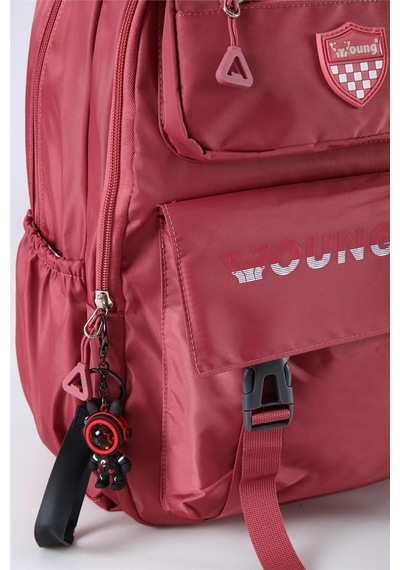 Young 51704 Okul Çantası Mor - Kırmızı
