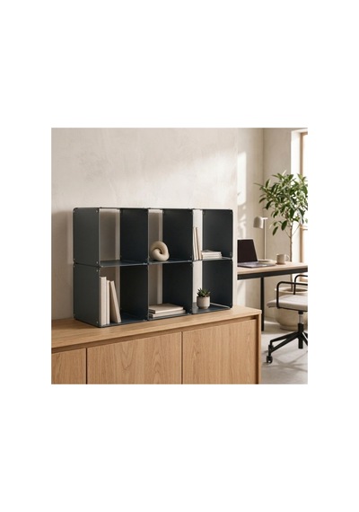 Node 6'lı Modüler Metal Açık Raf Ünitesi Konsol Ve Masaüstü Kitaplık 50x33 Cm Gri - 944245501 Gri Node 6'lı Modüler Metal Açık Raf Ünitesi Konsol Ve Masaüstü Kitaplık 50x33 Cm Gri - 944245501 Gri