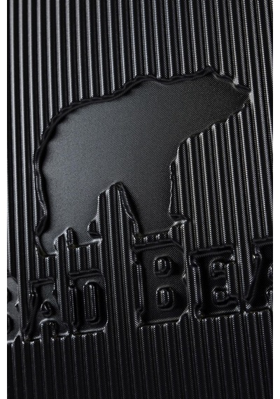 Bad Bear Logo Siyah Kabin Boy Tekerlekli Abs Valiz 40 Lt. - Siyah