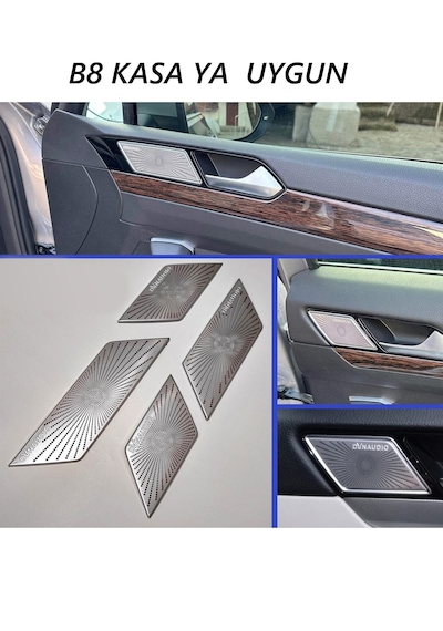 Passat B8 Hoparlör Trim Aksesuar Kapak Krom -