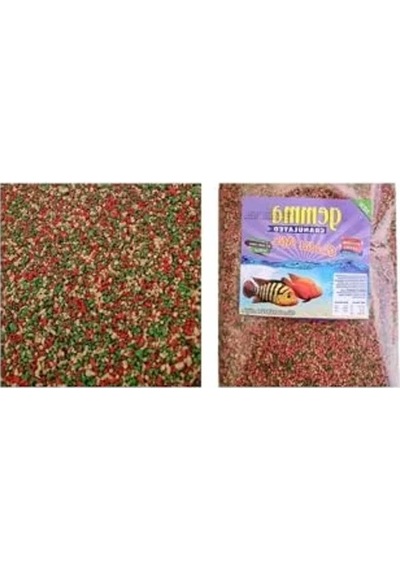 Cichlid Türleri İçin Balık Yemi, 360 Gr, 1150 Ml