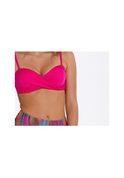 Argento Kadın Fuşya Sabit Push Up Dolgulu Balenli Çıkarılabilir Askılı Yüksek Bel Bikini Takımı Fuşya Argento Kadın Fuşya Sabit Push Up Dolgulu Balenli Çıkarılabilir Askılı Yüksek Bel Bikini Takımı Fuşya