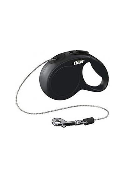 Flexi New Classic İp Siyah Xs Gezdirme Tasması 3 Mt Siyah