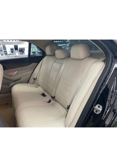 Mercedes Benz E180 Araca Özel Deri Oto Koltuk Kılıfı (550544863)