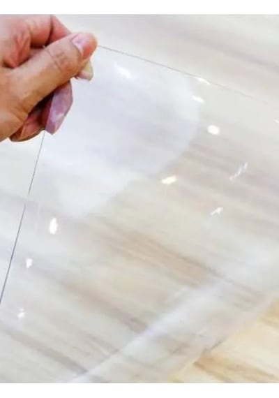 1,2 Mm Pvc Masa Örtüsü, Şeffaf Masa Kaplaması, 120x150
