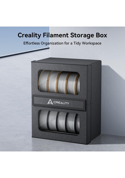 Creality Filament Kurutma Kutusu, 10 Rulo, Manyetik Kapaklı 3d Filament Depolama, Nem Ve Toz Koruması, Büyük Kapasite
