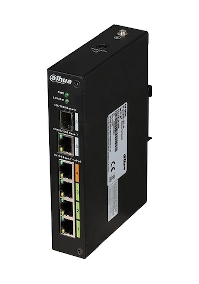 Dahua Uzun Menzil 800 Metre 4 Kanal E-poe Switch 4fe Poe +1ge +1ge Sfp