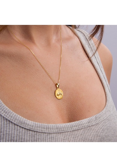 Goldkupe 14 Ayar Altın Boğa Burç Kolye Ucu 2,10 Gr-6390 Altın