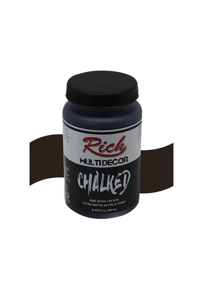 Rich Multi Decor Chalked 250 Cc 4580 Siyah Akrilik Boya