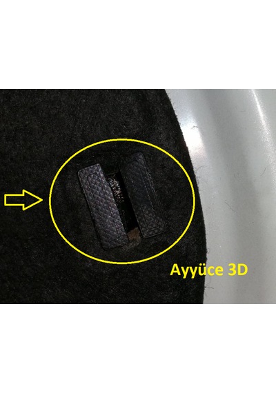 Ayyüce 3d, Vw Audi Skoda Kaput Yalıtım Halı Klipsi, 6x 1