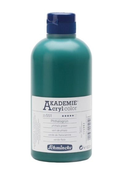 Schmincke : Akademie Akrilik Boya : Phthalo Green : 500 Ml