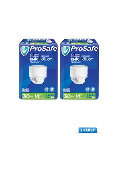 Prosafe Yetişkin Emici Külot Orta M 30'lu X2 M