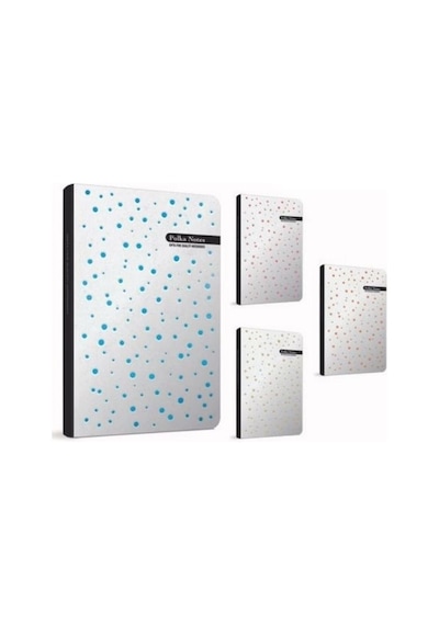 Gıpta 55640 Polka Notes İp Dikişli Sert Kapaklı Defter 13 21 120 Yaprak 1 Adet Çok Renkli
