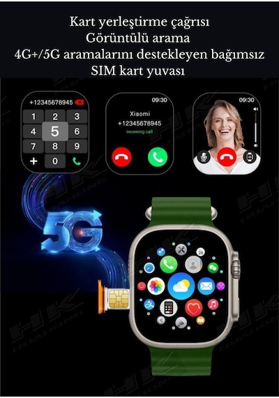 Howear Ultra 3 Sim Kartlı Kameralı Akıllı Saat (Distribütör Garantili)